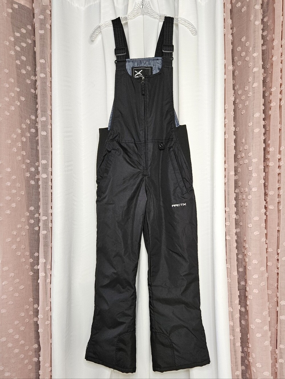 Arctix black snow bib women's small